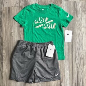 Nike boys Tee & Shorts outfit size 4(NWT) ~PRICE IS FIRM, NO OFFERS~
